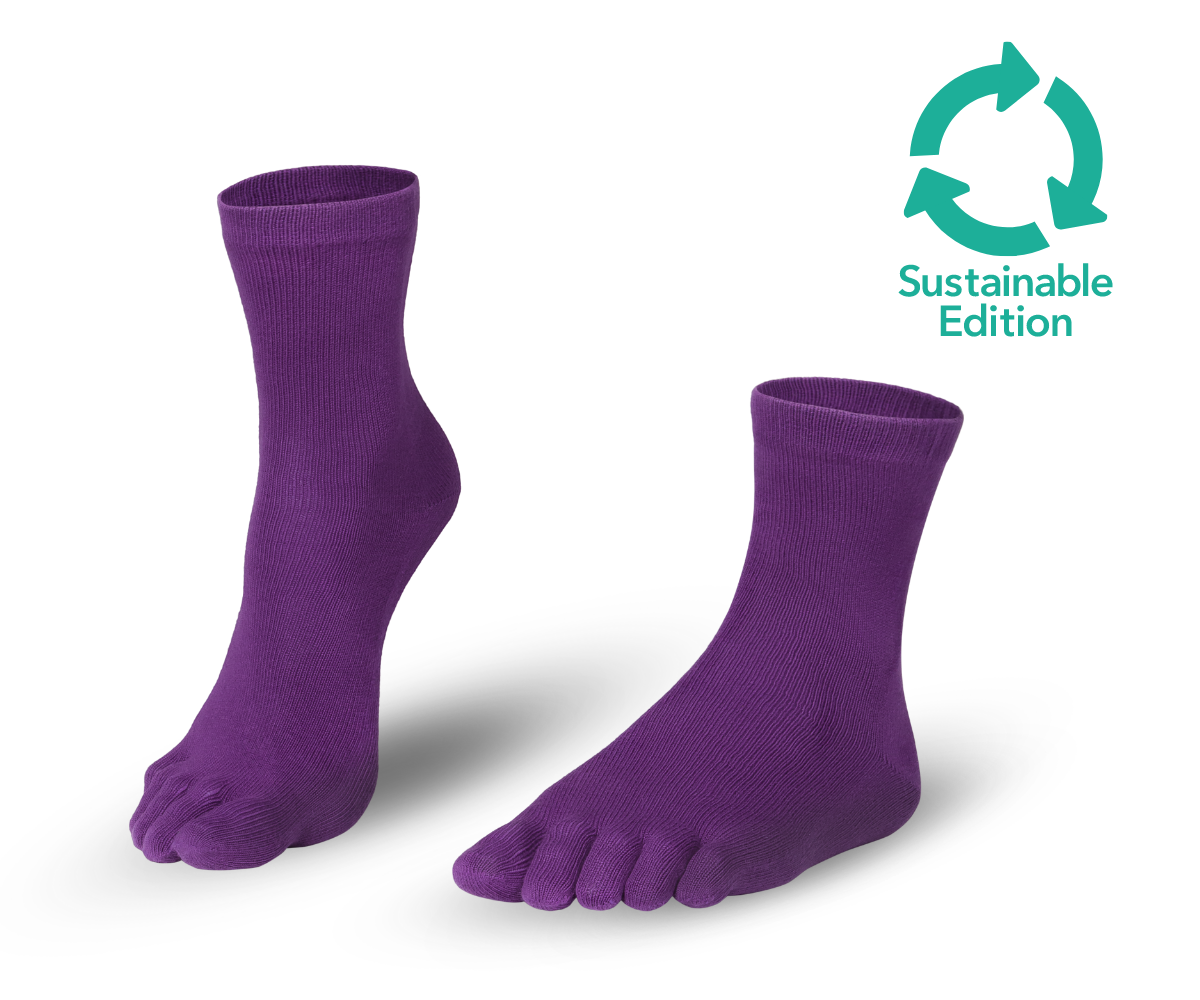 Knitido Outdoor Midi toe socks, short breathable hiking socks for