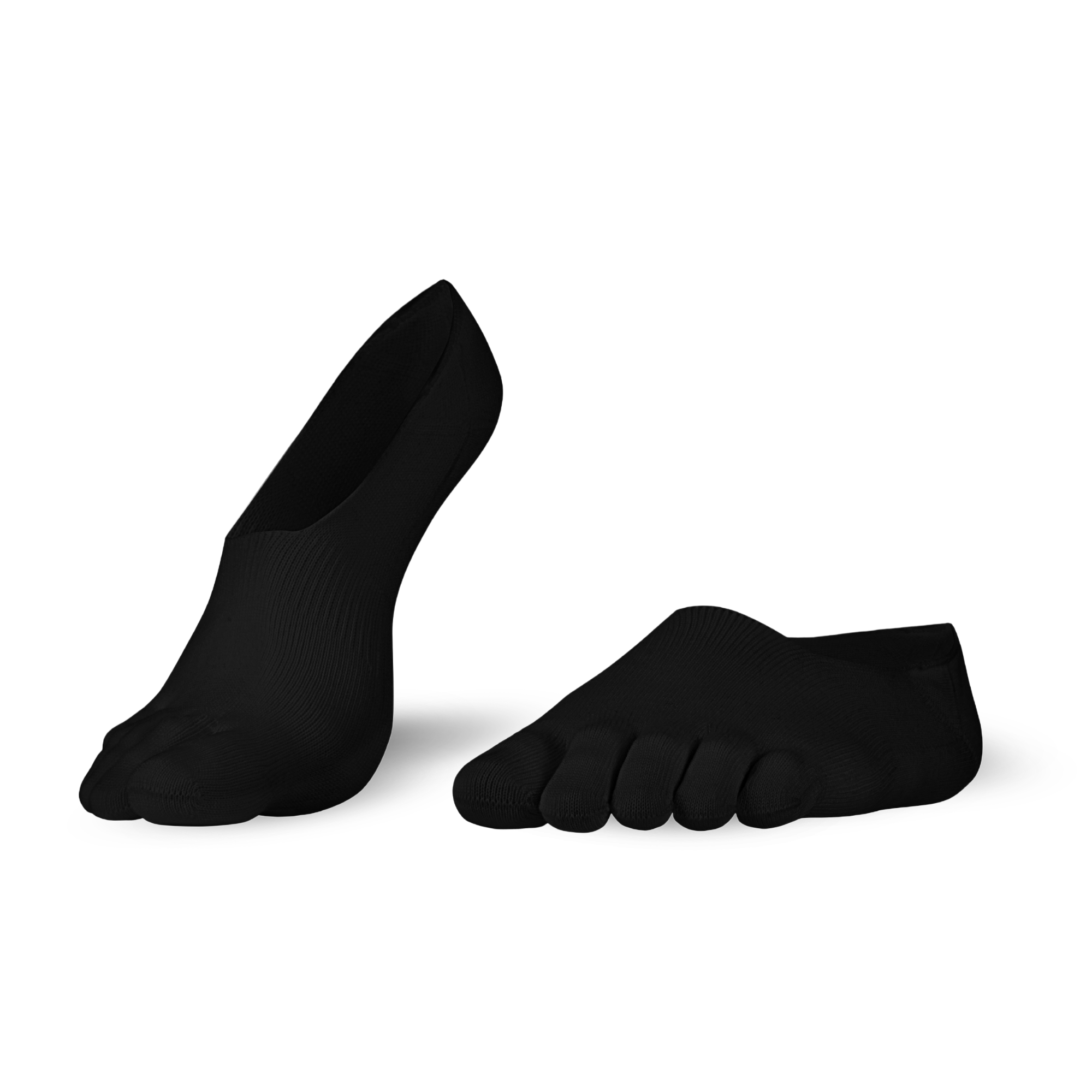 chaussettes à orteils Knitido Essentials No Show chaussettes d'orteil en noir