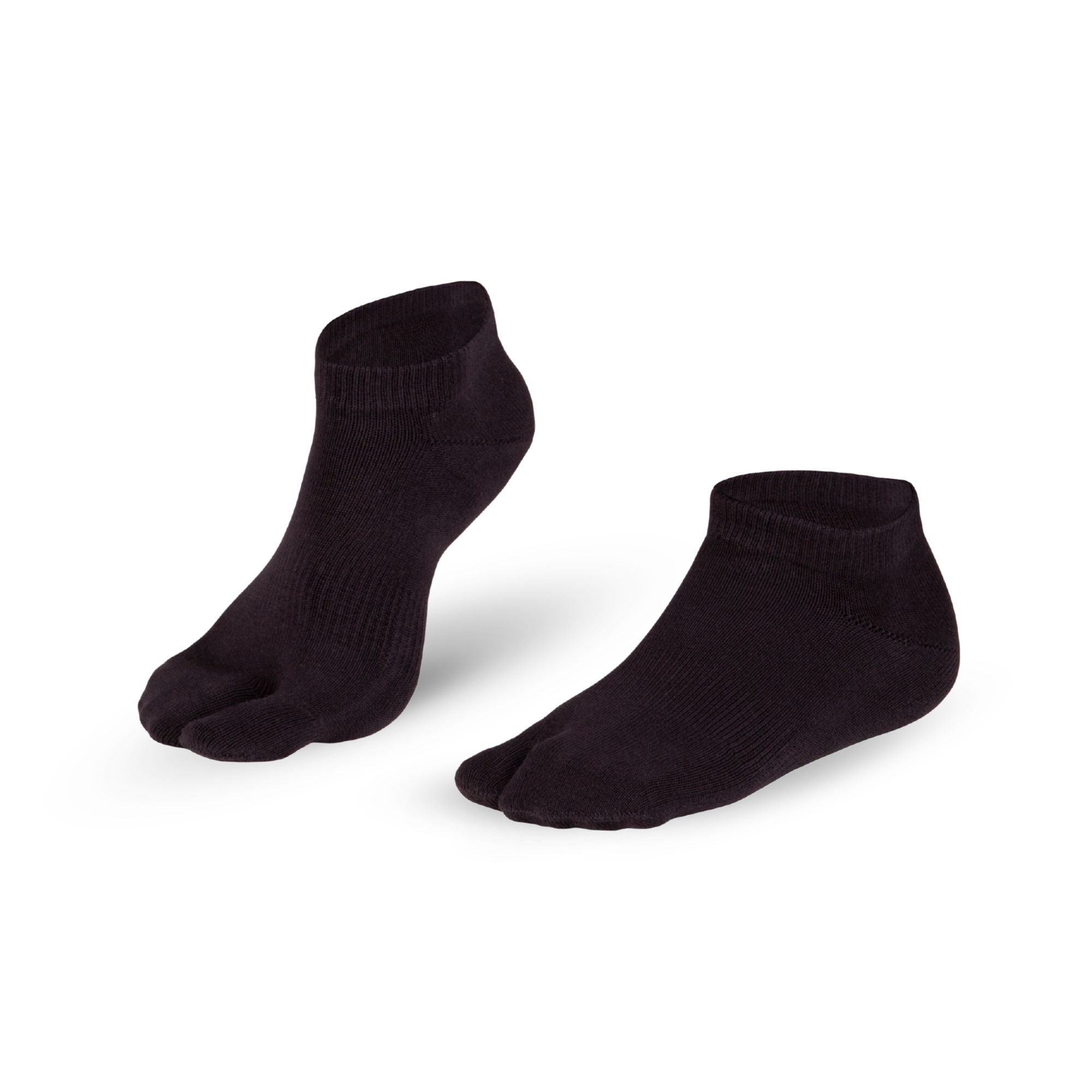 Knitido Tabi Socks Sneaker, Short Cotton Tabi Socks with Single Big Toe Dark Grey