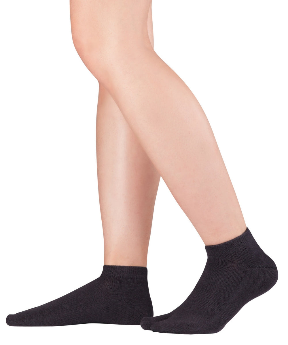 Knitido Calzini Tabi Sneaker, calzini corti in cotone con punta singola grigio scuro