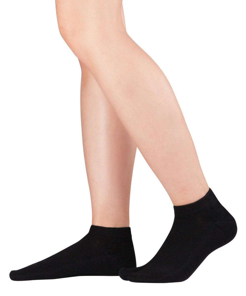 Knitido Calzini Tabi Sneaker, calzini corti in cotone con punta singola nera 