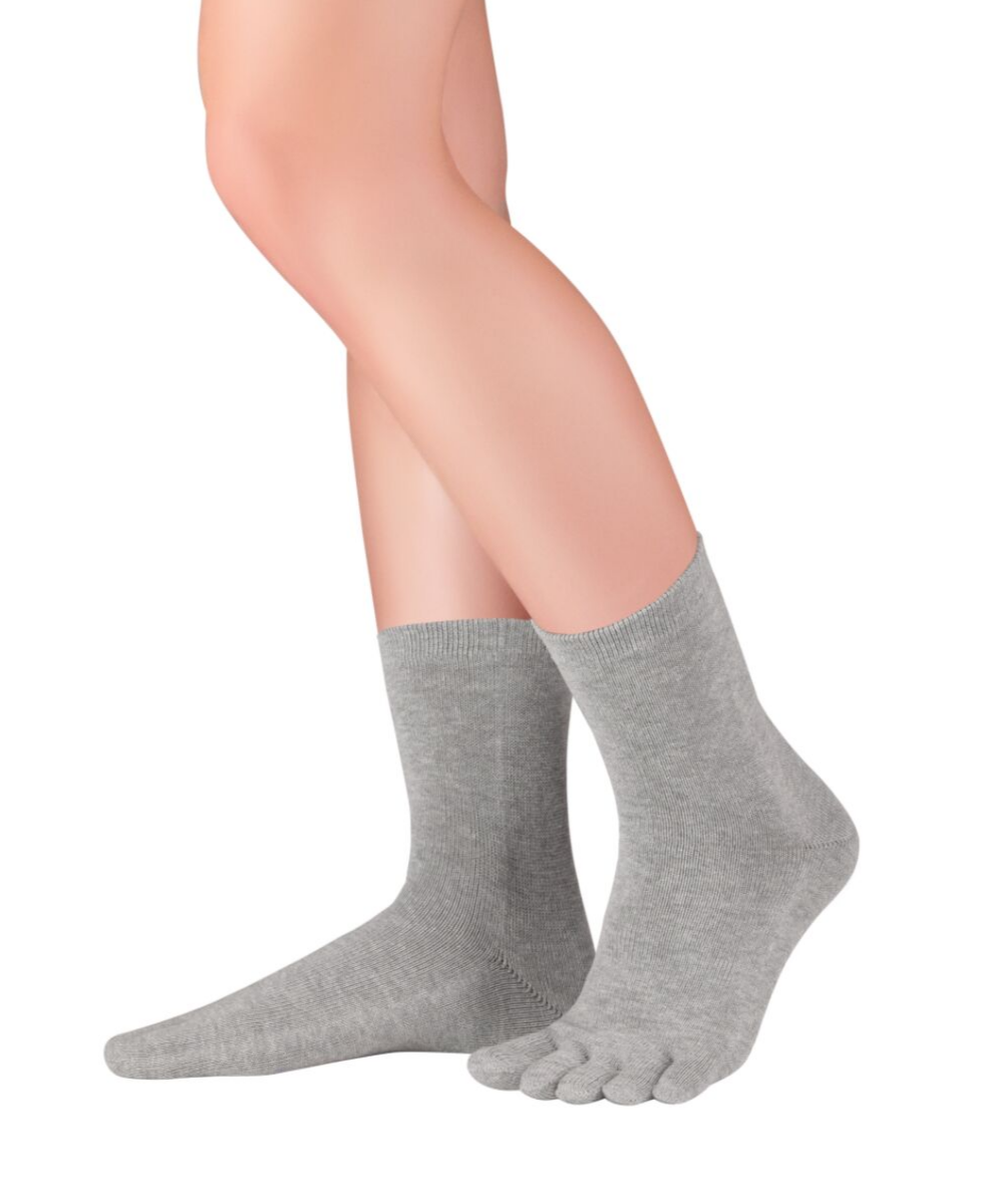 Knitido Silver Protect Midi - kurze Zehensocken mit antimikrobieller Silberfaser für Damen und Herren