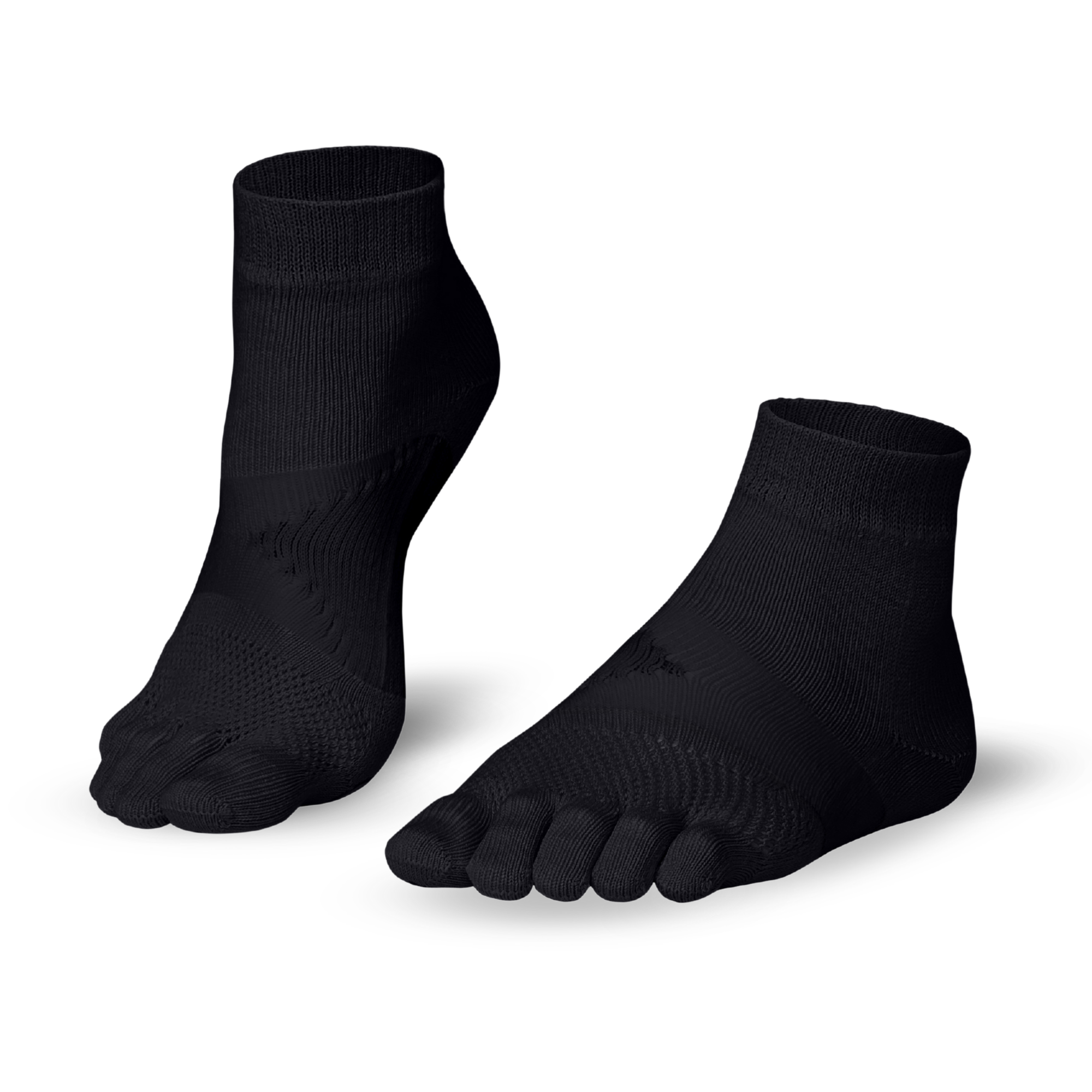 Running TS course à piedchaussettes à orteils - les essentiels de la course à piedchaussettes à orteils de Knitido : noir